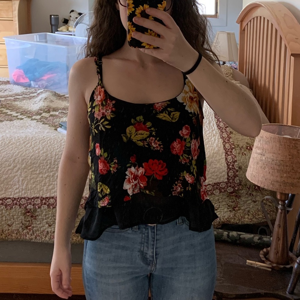 NWT floral tank top